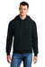 Stanley Stella SXU012 Mens Sounder Hooded Sweatshirt Hoodie w/ Pouch Pocket Black Model Front