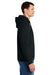 Stanley Stella SXU012 Mens Sounder Hooded Sweatshirt Hoodie w/ Pouch Pocket Black Model Side