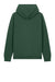 Stanley Stella SXU012 Mens Sounder Hooded Sweatshirt Hoodie w/ Pouch Pocket Bottle Green Flat Back