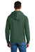 Stanley Stella SXU012 Mens Sounder Hooded Sweatshirt Hoodie w/ Pouch Pocket Bottle Green Model Back