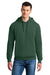 Stanley Stella SXU012 Mens Sounder Hooded Sweatshirt Hoodie w/ Pouch Pocket Bottle Green Model Front