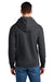Stanley Stella SXU012 Mens Sounder Hooded Sweatshirt Hoodie w/ Pouch Pocket Heather Dark Grey Model Back