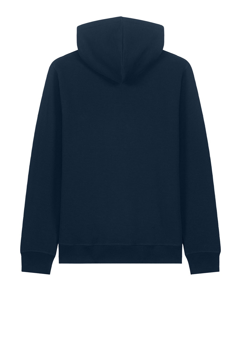 Stanley Stella SXU012 Mens Sounder Hooded Sweatshirt Hoodie w/ Pouch Pocket French Navy Blue Flat Back