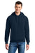 Stanley Stella SXU012 Mens Sounder Hooded Sweatshirt Hoodie w/ Pouch Pocket French Navy Blue Model Front