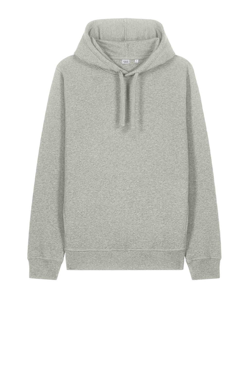 Stanley Stella SXU012 Mens Sounder Hooded Sweatshirt Hoodie w/ Pouch Pocket Heather Grey Flat Front