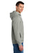 Stanley Stella SXU012 Mens Sounder Hooded Sweatshirt Hoodie w/ Pouch Pocket Heather Grey Model Side