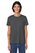 Stanley Stella SXU016 Mens Rocker Short Sleeve Crewneck T-Shirt Anthracite Grey Model Front