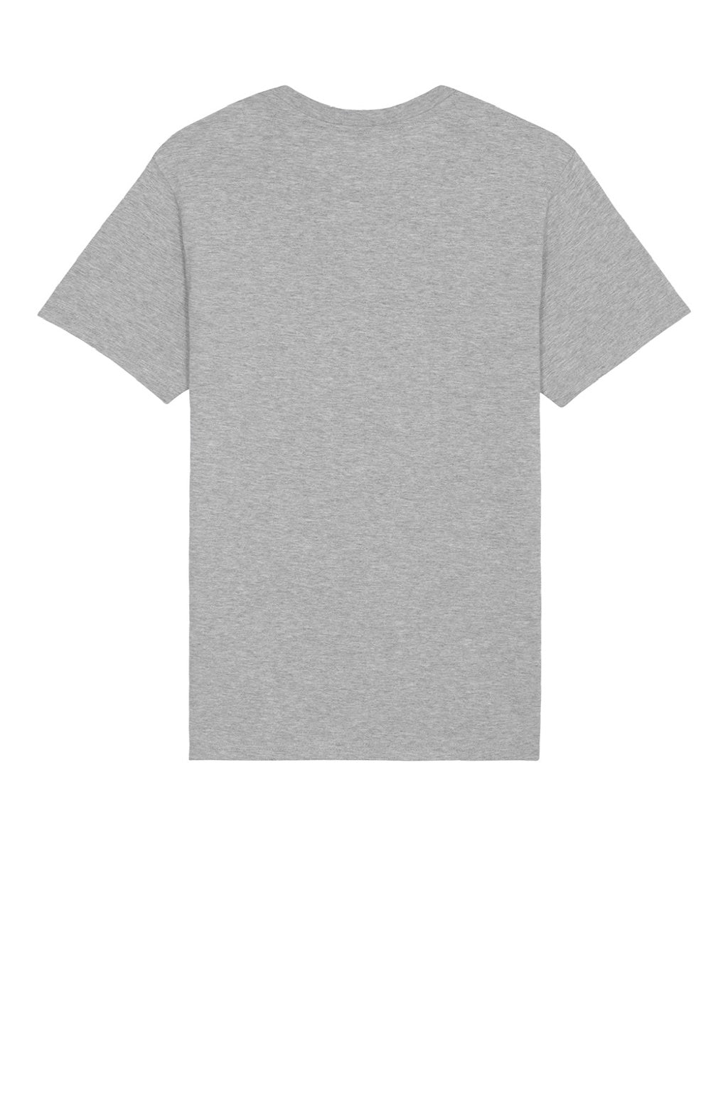 Stanley Stella SXU016 Mens Rocker Short Sleeve Crewneck T-Shirt Heather Grey Flat Back