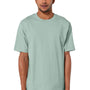 Stanley Stella Mens Freestyler Heavyweight Short Sleeve Crewneck T-Shirt - Aloe Green