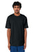 Stanley Stella SXU018 Mens Freestyler Heavyweight Short Sleeve Crewneck T-Shirt Black Model Front