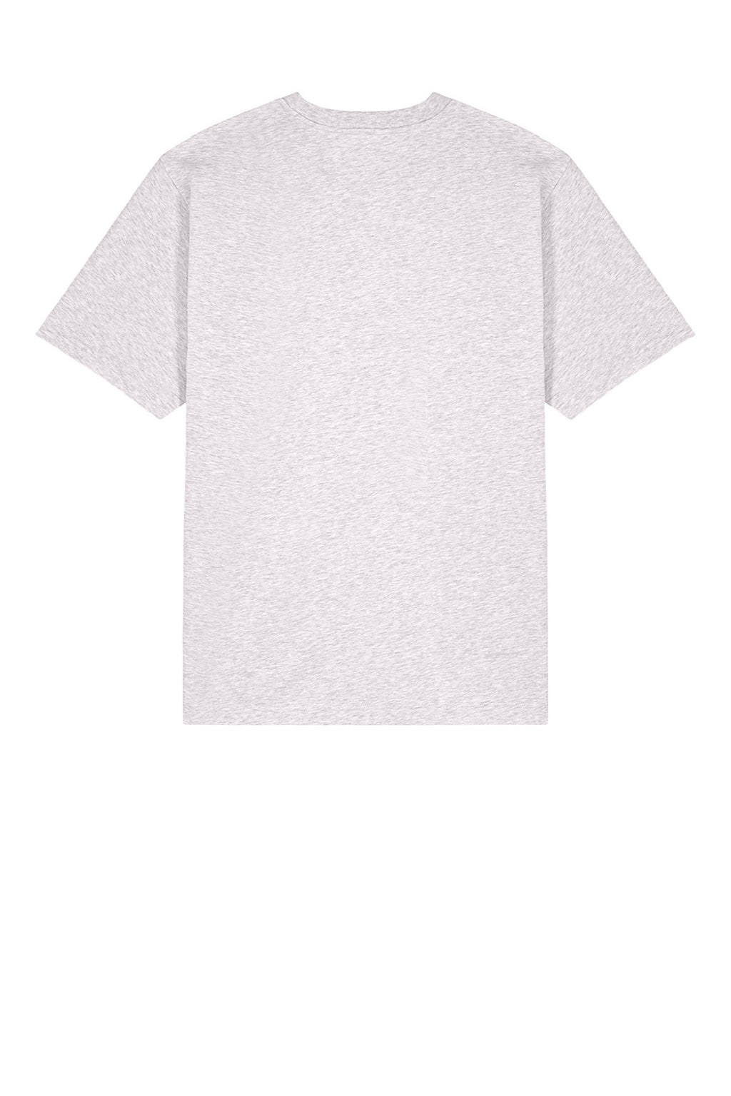 Stanley Stella SXU018 Mens Freestyler Heavyweight Short Sleeve Crewneck T-Shirt Heather Cool Grey Flat Back