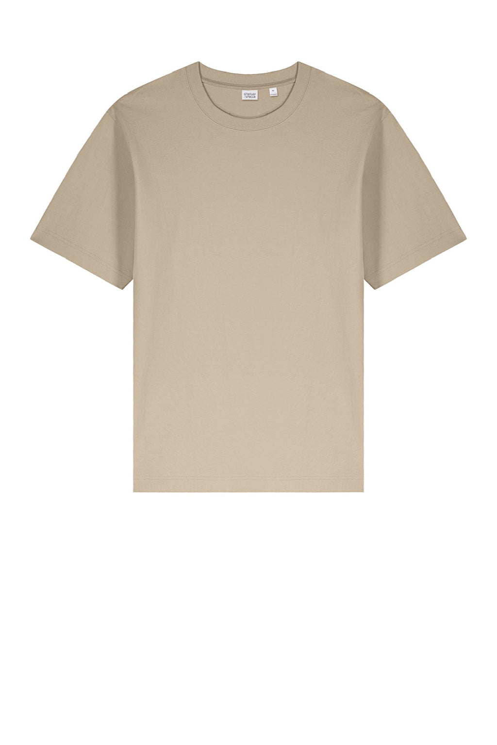 Stanley Stella SXU018 Mens Freestyler Heavyweight Short Sleeve Crewneck T-Shirt Desert Dust Brown Flat Front