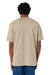 Stanley Stella SXU018 Mens Freestyler Heavyweight Short Sleeve Crewneck T-Shirt Desert Dust Brown Model Back