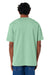 Stanley Stella SXU018 Mens Freestyler Heavyweight Short Sleeve Crewneck T-Shirt Misty Jade Green Model Back