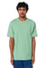 Stanley Stella SXU018 Mens Freestyler Heavyweight Short Sleeve Crewneck T-Shirt Misty Jade Green Model Front