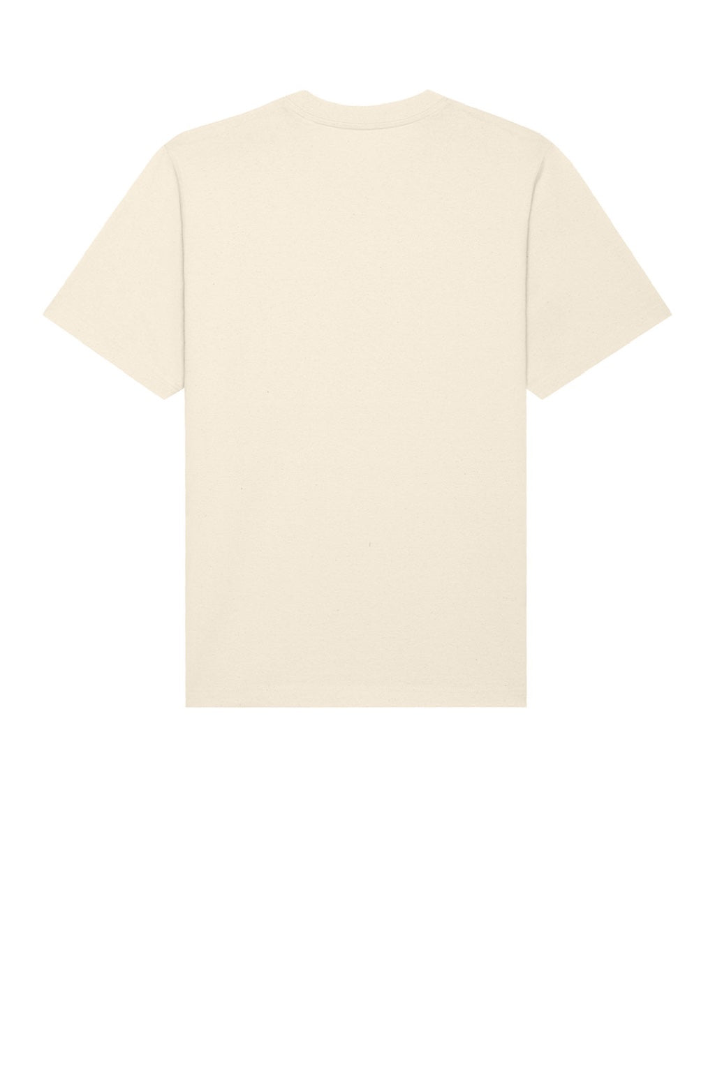 Stanley Stella SXU018 Mens Freestyler Heavyweight Short Sleeve Crewneck T-Shirt Natural Raw Flat Back