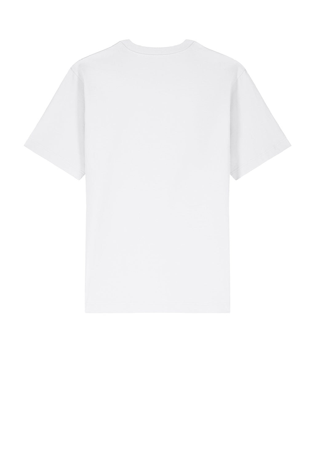 Stanley Stella SXU018 Mens Freestyler Heavyweight Short Sleeve Crewneck T-Shirt White Flat Back