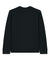 Stanley Stella SXU022 Mens Creator 2.0 Long Sleeve Crewneck T-Shirt Black Flat Back