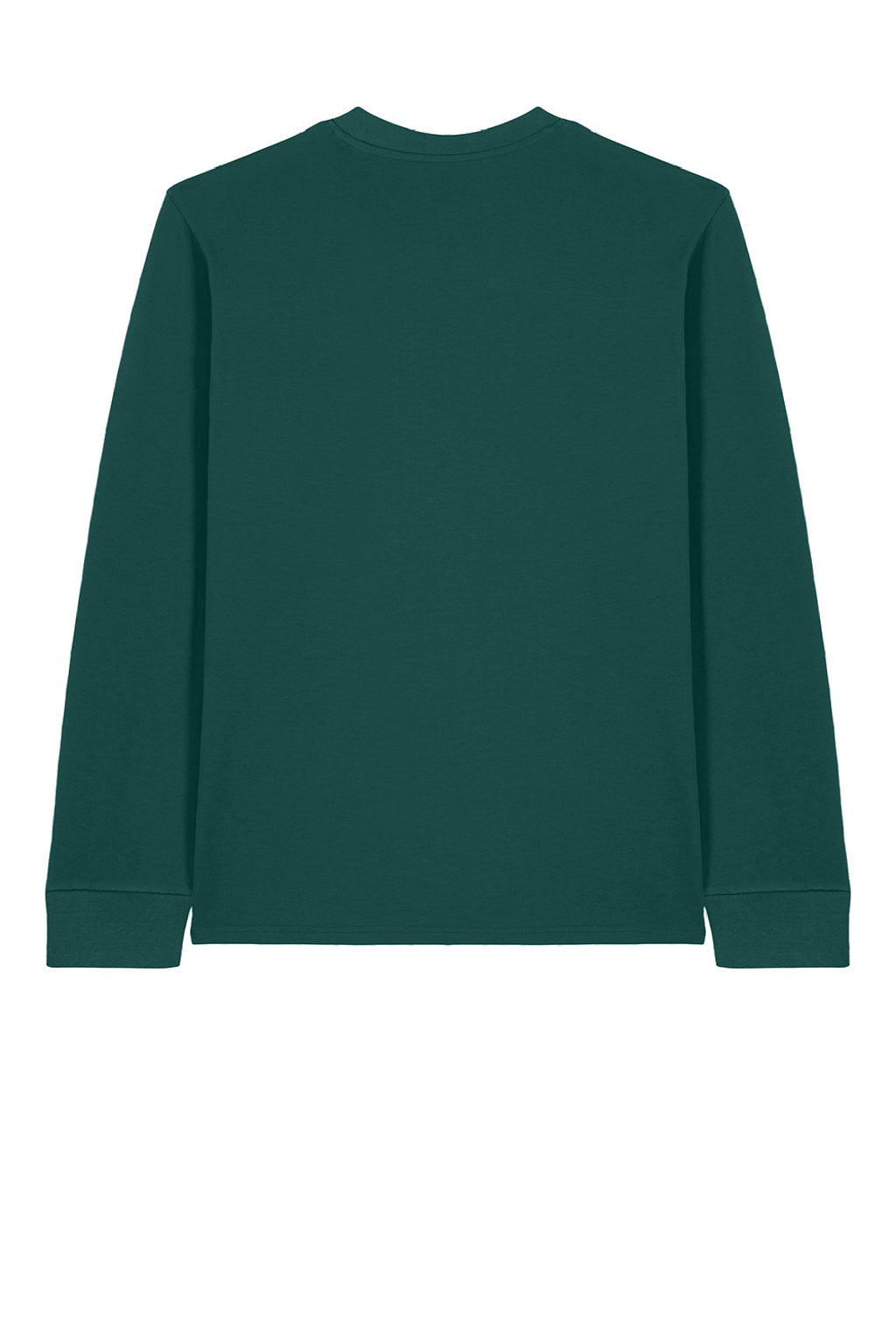 Stanley Stella SXU022 Mens Creator 2.0 Long Sleeve Crewneck T-Shirt Glazed Green Flat Back