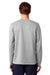Stanley Stella SXU022 Mens Creator 2.0 Long Sleeve Crewneck T-Shirt Heather Grey Model Back