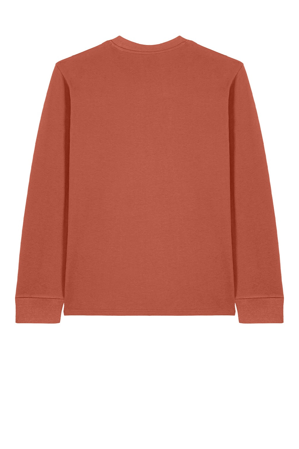 Stanley Stella SXU022 Mens Creator 2.0 Long Sleeve Crewneck T-Shirt Heritage Brown Flat Back