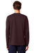 Stanley Stella SXU022 Mens Creator 2.0 Long Sleeve Crewneck T-Shirt Red Brown Model Back