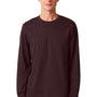 Stanley Stella Mens Creator 2.0 Long Sleeve Crewneck T-Shirt - Red Brown