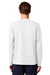 Stanley Stella SXU022 Mens Creator 2.0 Long Sleeve Crewneck T-Shirt White Model Back