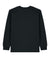 Stanley Stella SXU023 Mens Freestyler Long Sleeve Crewneck T-Shirt Black Flat Back