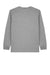 Stanley Stella SXU023 Mens Freestyler Long Sleeve Crewneck T-Shirt Heather Grey Flat Back