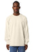 Stanley Stella SXU023 Mens Freestyler Long Sleeve Crewneck T-Shirt Natural Raw Model Front