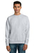 Stanley Stella SXU026 Mens Knoxer Crewneck Sweatshirt Heather Cool Grey Model Front