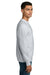 Stanley Stella SXU026 Mens Knoxer Crewneck Sweatshirt Heather Cool Grey Model Side