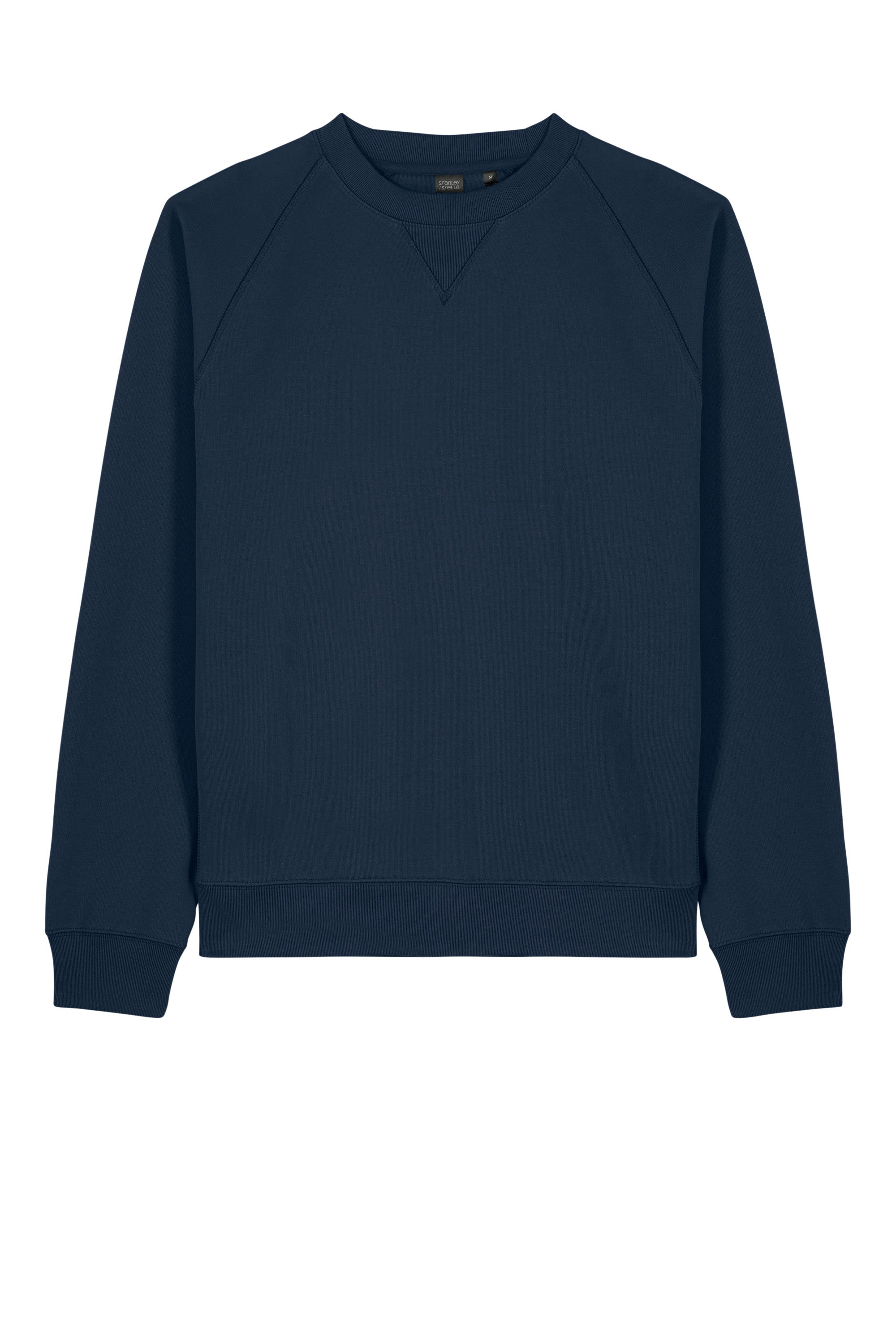 Stanley Stella SXU026 Mens Knoxer Crewneck Sweatshirt French Navy Blue Flat Front