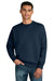 Stanley Stella SXU026 Mens Knoxer Crewneck Sweatshirt French Navy Blue Model Front