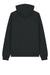Stanley Stella SXU027 Mens Striker Hooded Sweatshirt Hoodie w/ Pouch Pocket Black Flat Back