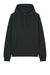 Stanley Stella SXU027 Mens Striker Hooded Sweatshirt Hoodie w/ Pouch Pocket Black Flat Front