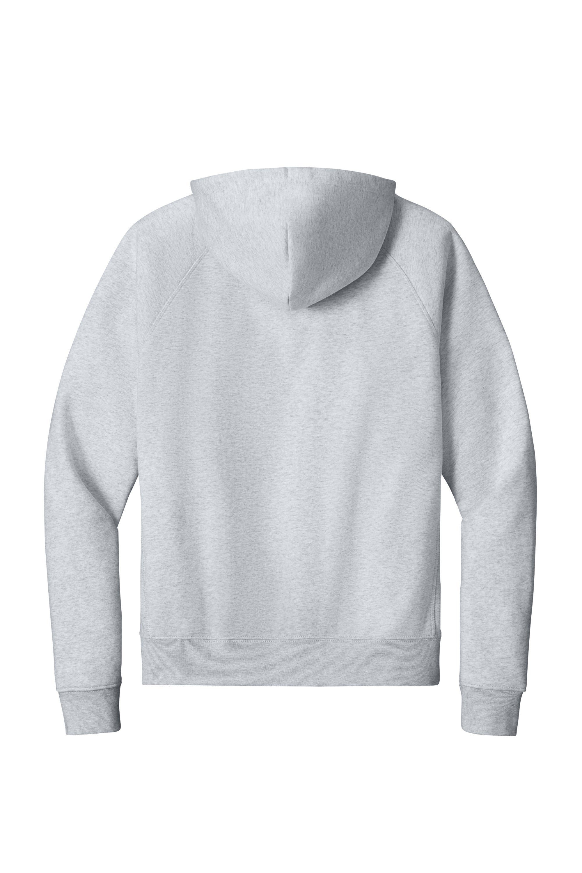Stanley Stella SXU027 Mens Striker Hooded Sweatshirt Hoodie w/ Pouch Pocket Heather Cool Grey Flat Back