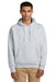 Stanley Stella SXU027 Mens Striker Hooded Sweatshirt Hoodie w/ Pouch Pocket Heather Cool Grey Model Front