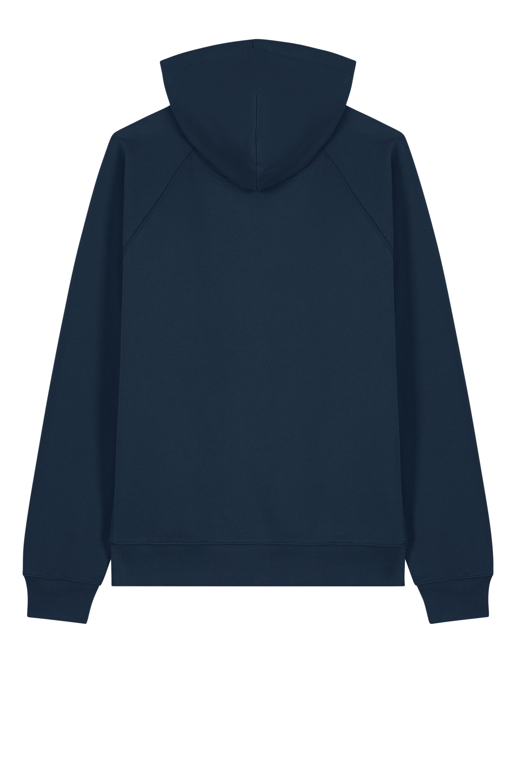 Stanley Stella SXU027 Mens Striker Hooded Sweatshirt Hoodie w/ Pouch Pocket French Navy Blue Flat Back