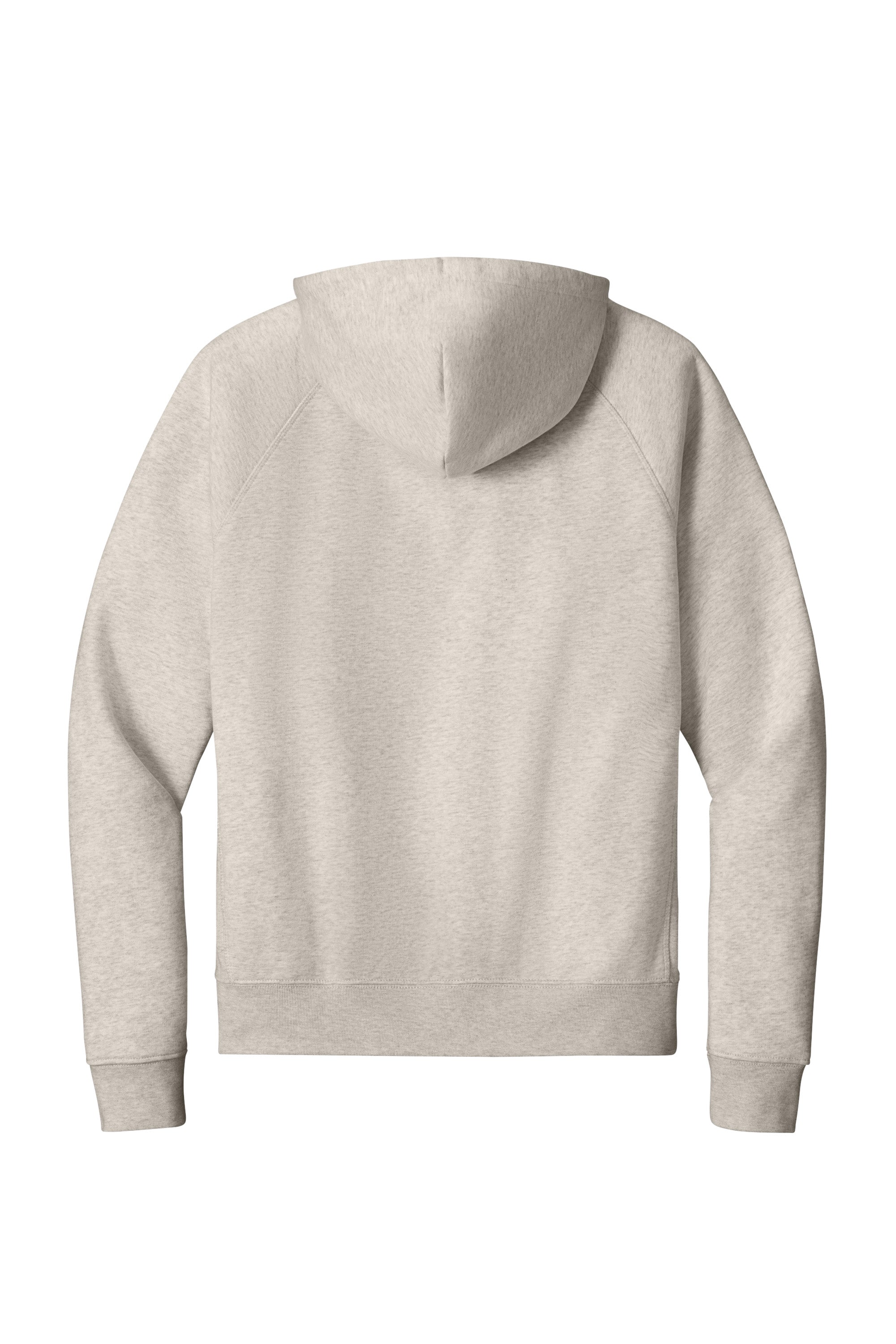 Stanley Stella SXU027 Mens Striker Hooded Sweatshirt Hoodie w/ Pouch Pocket Heather Haze Flat Back