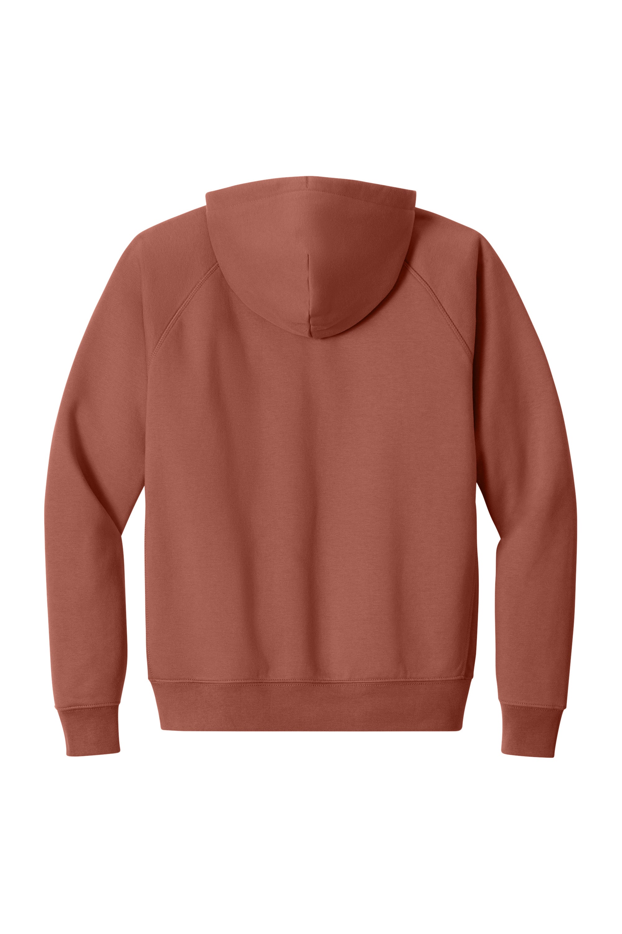 Stanley Stella SXU027 Mens Striker Hooded Sweatshirt Hoodie w/ Pouch Pocket Heritage Brown Flat Back