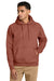 Stanley Stella SXU027 Mens Striker Hooded Sweatshirt Hoodie w/ Pouch Pocket Heritage Brown Model Front