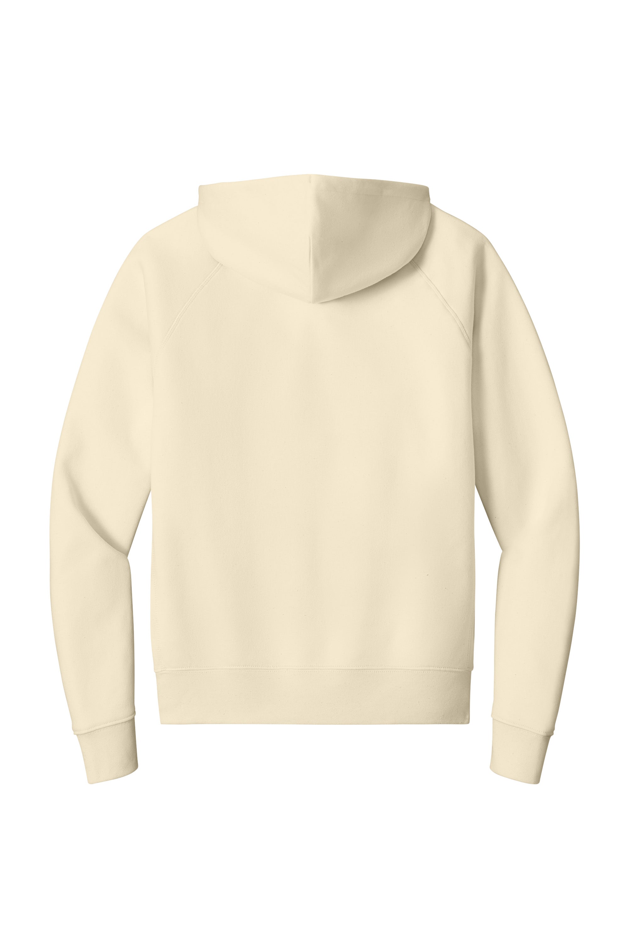 Stanley Stella SXU027 Mens Striker Hooded Sweatshirt Hoodie w/ Pouch Pocket Natural Raw Flat Back