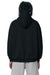 Stanley Stella SXU028 Mens Cooper Dry Hooded Sweatshirt Hoodie w/ Pouch Pocket Black Model Back