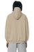 Stanley Stella SXU028 Mens Cooper Dry Hooded Sweatshirt Hoodie w/ Pouch Pocket Desert Dust Brown Model Back