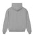 Stanley Stella SXU028 Mens Cooper Dry Hooded Sweatshirt Hoodie w/ Pouch Pocket Heather Grey Flat Back