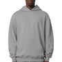 Stanley Stella Mens Cooper Dry Hooded Sweatshirt Hoodie w/ Pouch Pocket - Heather Grey