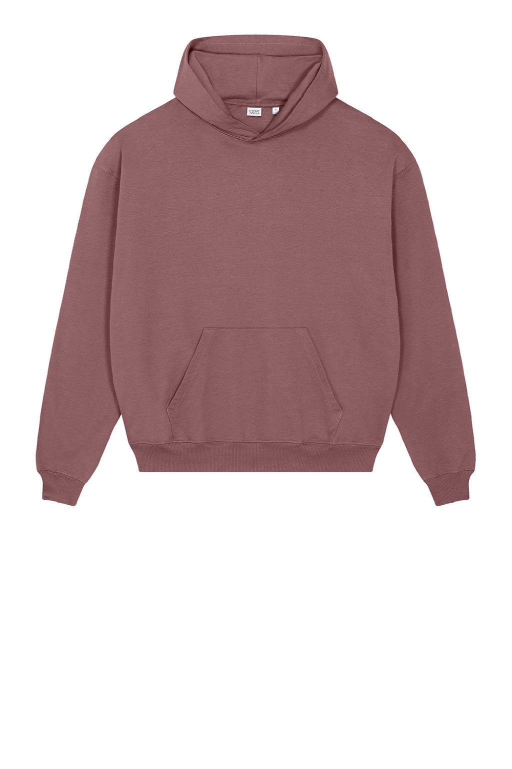 Stanley Stella SXU028 Mens Cooper Dry Hooded Sweatshirt Hoodie w/ Pouch Pocket Kaffa Coffee Flat Front