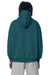 Stanley Stella SXU028 Mens Cooper Dry Hooded Sweatshirt Hoodie w/ Pouch Pocket Stargazer Blue Model Back